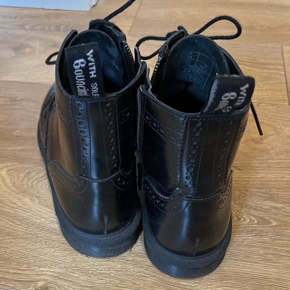 Doc Martens Delphine brogue lace up boots - Picture 2 of 4